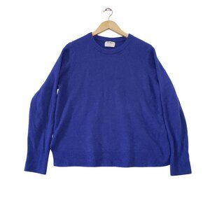Old Navy Womens Blue Crewneck Sweater XL‎ Warm Cozy Cottagecore Layering Casual